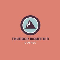 Thunder Mountain Coffee Flat Logo