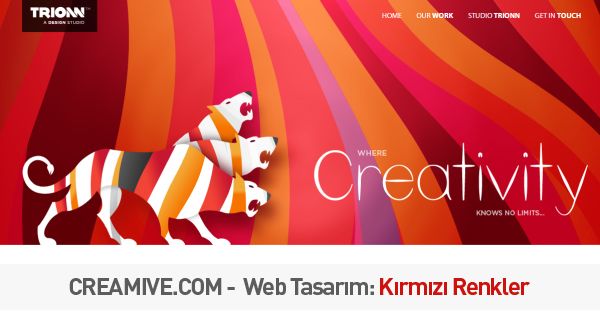 web tasarım kırmızı