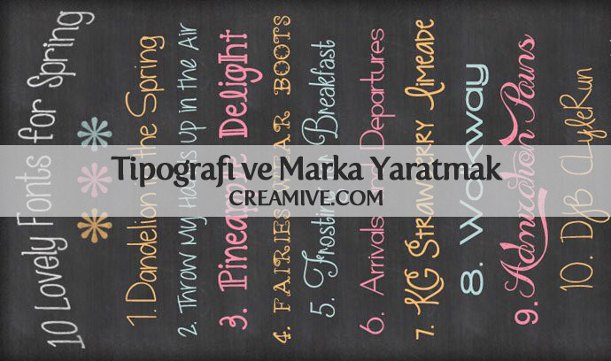 Tipografi ve Marka Yaratmak