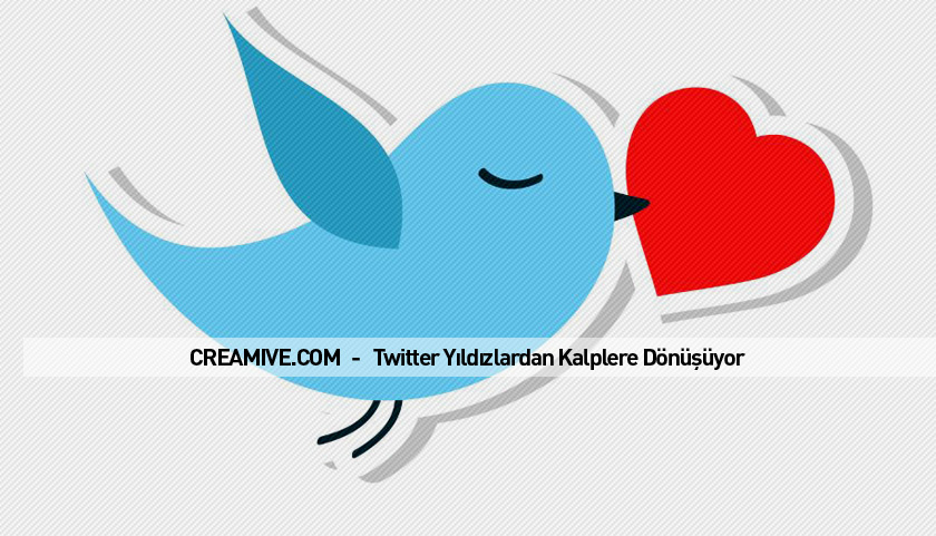 Twitter Yıldızlardan Kalplere Dönüşüyor